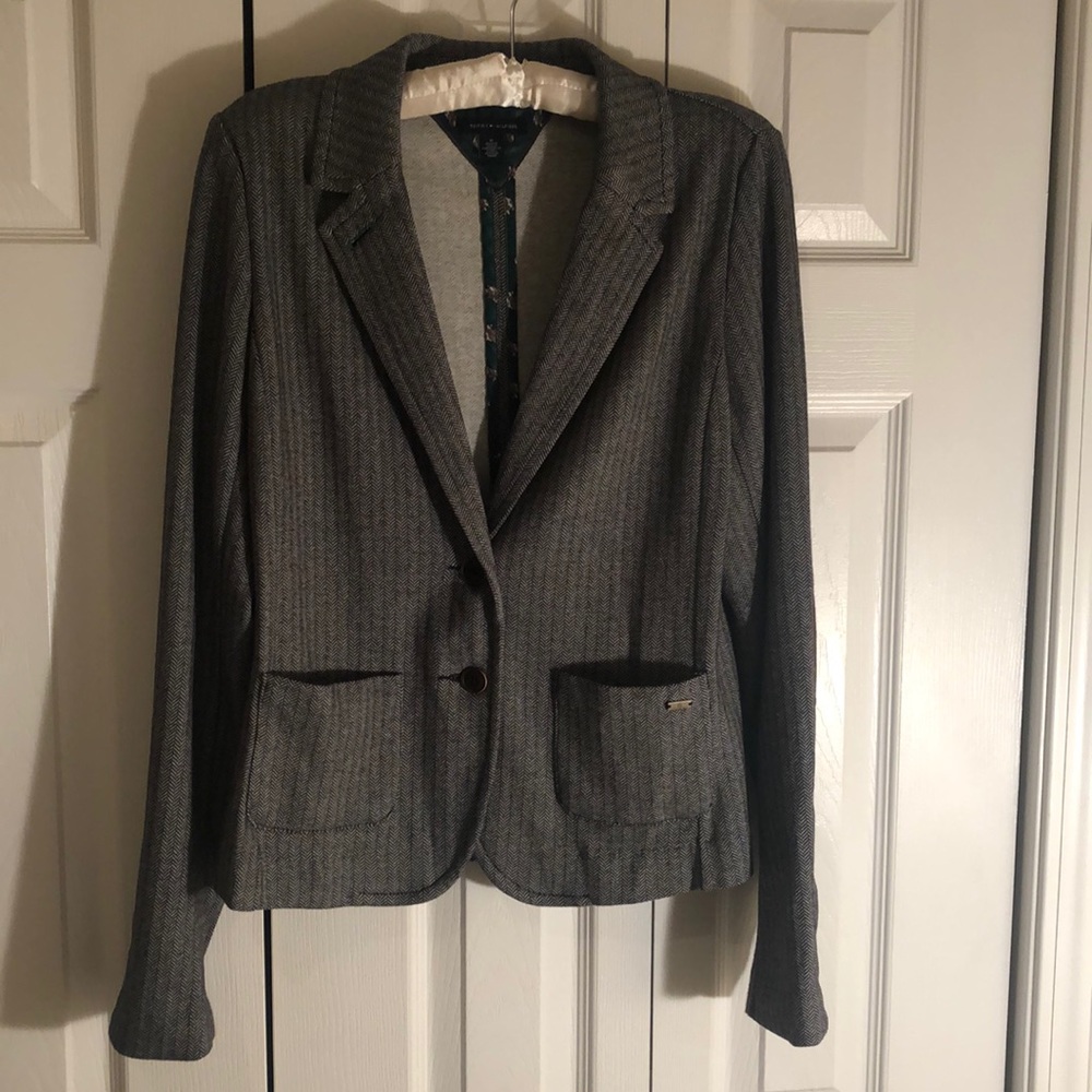 Women's Tommy Hilfiger houndstooth blazer